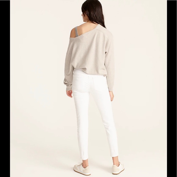NWT J. Crew 10” Highest Rise Skinny Jeans in White - Picture 3 of 12